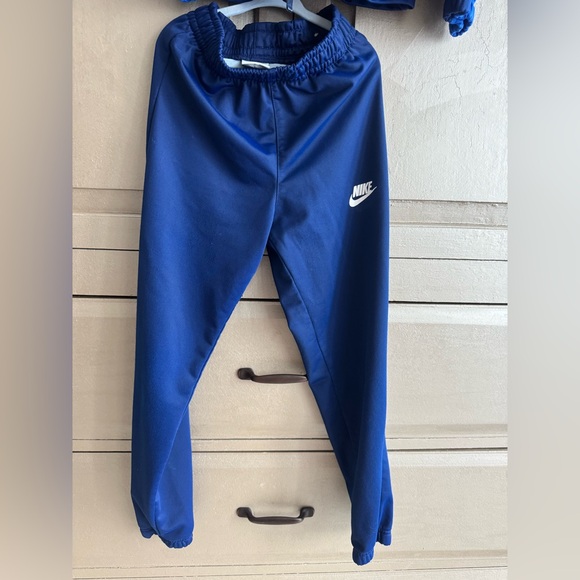 Nike Kids Royal Blue track suit Joggers pants & jacket & pant set size Small 8/9 - Picture 5 of 9